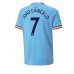 Cheap Manchester City Joao Cancelo #7 Home Football Shirt 2022-23 Short Sleeve